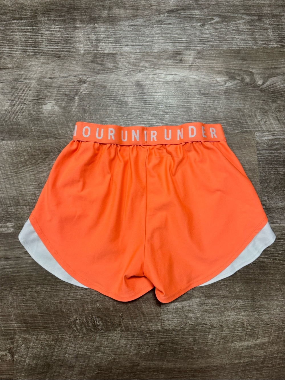 Under Armour Orange Shorts Size Medium - Picture 6 of 6